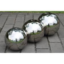 Shop for garden decor gazing balls online at target. 1pc Stainless Steel Gazing Ball Mirror Sphere Hollow Craft Outdoor Garden Decor Statues Lawn Ornaments Garden Patio Plastpath Com Br