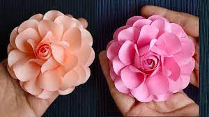 Today we're sharing a super easy paper flower craft for kids that they can beautifully display. 10 Simple And Beautiful Paper Flowers Paper Craft Diy Flowers Home Decor Youtube