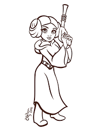 There are tons of great resources for free printable color pages online. Princess Leia Coloring Sheet Hey Miss Jenna