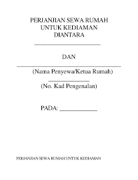 Contoh Perjanjian Sewa Rumah Ringkas Situs Properti Indonesia