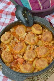 The crushed pork rinds on the top are completely optional. Leftover Pork Biscuits Tasty Food For Busy Mums Leftover Recipes