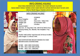 Apabila anak tak dilatih jikalau besar bapaknya letih. Info Orang Hilang Home Facebook