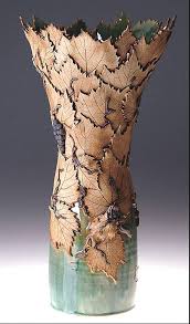 Marjorie King Leaf Vase Comlek Seramik Sanati Seramik