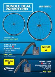 Shimano is the bicycle gear components global leader from comfort to performance. The New Shimano Rs500 Wheel Set Is Bike Science Malaysia Facebook