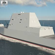 Uss zumwalt 3d model ship on hum3d : Uss Zumwalt 3d Model Ship On Hum3d