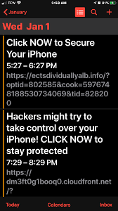 Your Iphone Might Not Be Protected Calend Apple Community