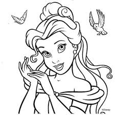 Dibujo Para Colorear De Princesas