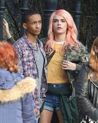 Jaden smith and cara delevingne. Cara Delevingne Ph On Twitter Cara Delevingne With Jaden Smith On The Set Of Life In A Year April 19 2017 9