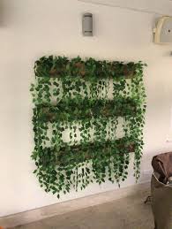 The Ivy Lvluo Grape Begonia Leaf Wall Hangs Artificial Leaves Etsy Garden Wall Decor Garden Wall Flower Pot Garden
