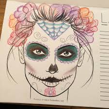 Face Chart PDF Template Digital Download