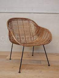 rottan chair cappucino color fauteuil osier fauteuil rotin fauteuil