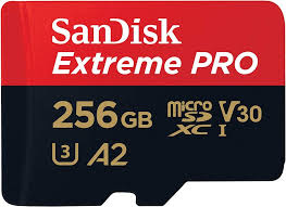 Our cameras are set to write raw to both. Sandisk Extreme Pro 256gb Microsdxc Memory Card Sd Amazon De Computer Zubehor