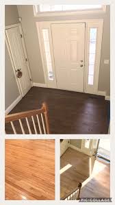 We Had Our Red Oak Wood Floors Refinished In Espresso And Grey With A Satin Finish Goodbye High Gloss And Foo Oak Wood Floors Red Oak Wood Red Oak Wood Floors