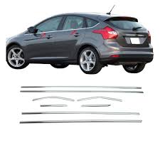 Open back aluminum extrusion the 1 in. Fits Ford Focus Hb 2012 2018 5 Dr Chrome Window Frame Trim Stainless S Omac Shop Usa Auto Accessories