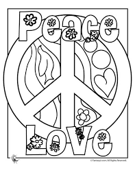 Peace Love And Flower Coloring Pages Love Coloring Pages Coloring Pages Flower Coloring Pages