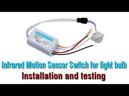 Motion detector lights automatically light up an area during the night to make you feel more secure. Infrared Motion Sensor Switch For Lights Youtube
