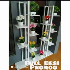 When you prefer for pots and pans to be out of sight, select a cabinet pot rack. Flower Rack Standing 7 Stacking Full Iron Rack Flower Pot Iron Flower Rack Decorative Minim Shopee Philippines