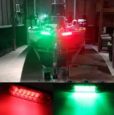 4 Boat Navigation Led Lighting Red Green Waterproof Marine Utility Strip Bar 12v Marine Accent Lighting Led Underwater Lights Aliexpress