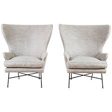 Pair Of Modern Highland Wingback Chairs By Lawson Fenning Wingbackchair Wing Chair Modern Chair Wingback Chair