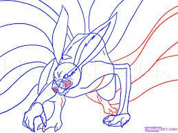 How To Draw Nine Tailed Fox, Step By Step, Drawing Guide, By Dawn - Dragoart