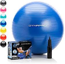 Exercise Ball 55cm With Stand Amazon Com Dynapro Exercise Ball 2 000 Lbs Stability Ball Professional Grade A Ball Exercises Stability Ball Exercise