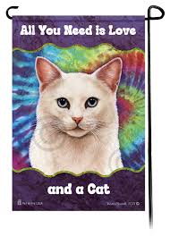 All You Need Is Love Garden Flags Cats