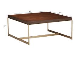 Edmonds Square Wood And Steel Coffee Table Coffee Table Wood Coffee Table Square Wood Coffee Table