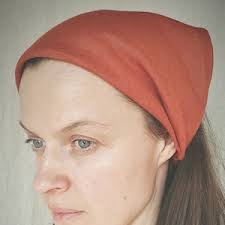 Linen Handmade Headscarf