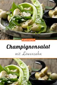 Lauwarmer Champignonsalat Rezept Champignon Salat Gesunde Rezepte Rezepte