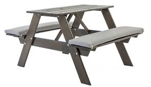 Gartenbank Grau Mit Tisch Ambientehome Spielbank Spieltisch Taupegrau Gartenbank Grau Gartenbank Spieltisch