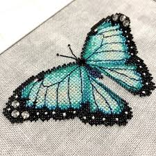 From knitting & crochet yarn and patterns to embroidery & cross stitch supplies! Common Morpho Butterfly Shannon Christine Designs Cross Stitch Patterns