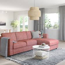 Vimle With Chaise Longue Dalstorp Multicolour 3 Seat Sofa Bed Ikea Sectional Sofa With Chaise Ikea Sectional Sofa Ikea Sofa
