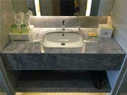Cultured marble vanity top with a solid white finish encompasses a quality that is sure to give your home that clean, contemporary look you've been what are the shipping options for bathroom vanity tops? Beautiful Venus Grey Marble Polished Bath Tops Bathroom Vanity Tops From China Stonecontact Com