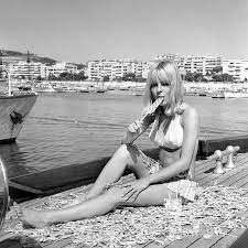 France Gall on holidays in Cannes - Photographic print for sale