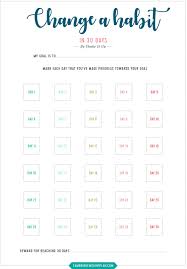 Research Suggests That You Need To Commit To 30 Days To Make Or Break A Habit We Ve Created This Printable To Help You Break A Habit How To Plan Weight Plans
