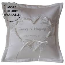 Personalised Heart Wedding Ring Cushion Wedding Ring Cushions Wedding Swan Cushion Cushio Heart Wedding Rings Wedding Ring Cushion Wedding Cushion