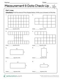 Third Grade Math Worksheets Measurement Data Check Up Third Grade Assessments Third Grade Math Worksheets Assessment Resources