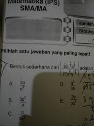 50/100 terlihat sebagai angka raksasa yang 2. Soal Matematika Bentuk Sederhana Tolong Bantuan Nya Ya Brainly Co Id