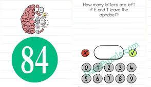 We did not find results for: Brain Test Level 84 How Many Letters Are Left Answer Daze Puzzle