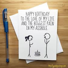 Grappige Happy Birthday Card Voor Vriend Vriendin Leuke Etsy In 2020 Happy Birthday Boyfriend Happy Birthday Card Funny Cards For Boyfriend