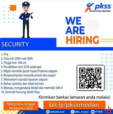 Cara melamar pekerjaan di indomaret karir secara online adalah sebagai berikut: Lowongan Kerja Medan Agustus 2020 Security Sma Smk Pkss Medan
