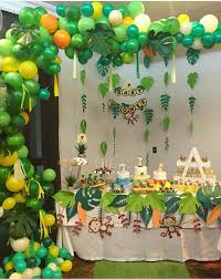 Birthday Themes For Kids Boys Animal Baby Shower Decor Safari Baby Shower Boy Baby Boy Birthday Themes Jungle Theme Birthday Party
