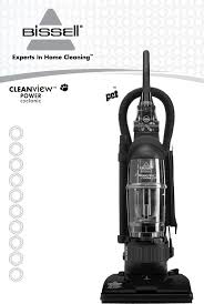 Bissell Cleanview Bagless Upright Vacuum Manual Bissell Cleanview 28f4 Users Manual