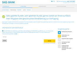 Skb cant give money back to my mother during last 2 weeks already. Skg Bank Kredit Ablauf Kreditanfrage Mit Screenshots
