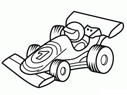 Modified racing car coloring page. Little Formula Racing Car Coloring Page Free Printable Coloring Pages For Kids