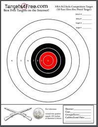 2 inch circles on grid. Nra B2 Target Printable For Free Targets4free