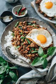 Since this place is very near to the university in the banglamphu area. Thai Basil Chicken Pad Krapow Gai Omnivore S Cookbook