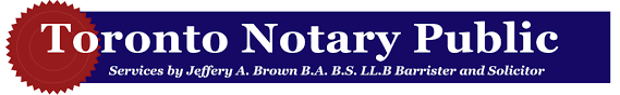 You will receive a statement of account/receipt immediately. Sample Documents Toronto Notary Public