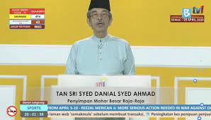 Pengumuman tarikh 1 syawal 1441h 2020m oleh penyimpan mohor besar raja raja. Bfm News On Twitter The Keeper Of The Rulers Seal Tan Sri Syed Danial Syed Ahmad Says The Ramadan Dawn To Dusk Fast For Muslims In Malaysia Will Begin On Friday April 24 Https T Co Injjky4wff