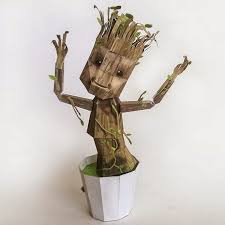 Tektonten Papercraft Dancing Baby Groot Papercraft Baby Groot Dancing Dancing Baby Paper Crafts